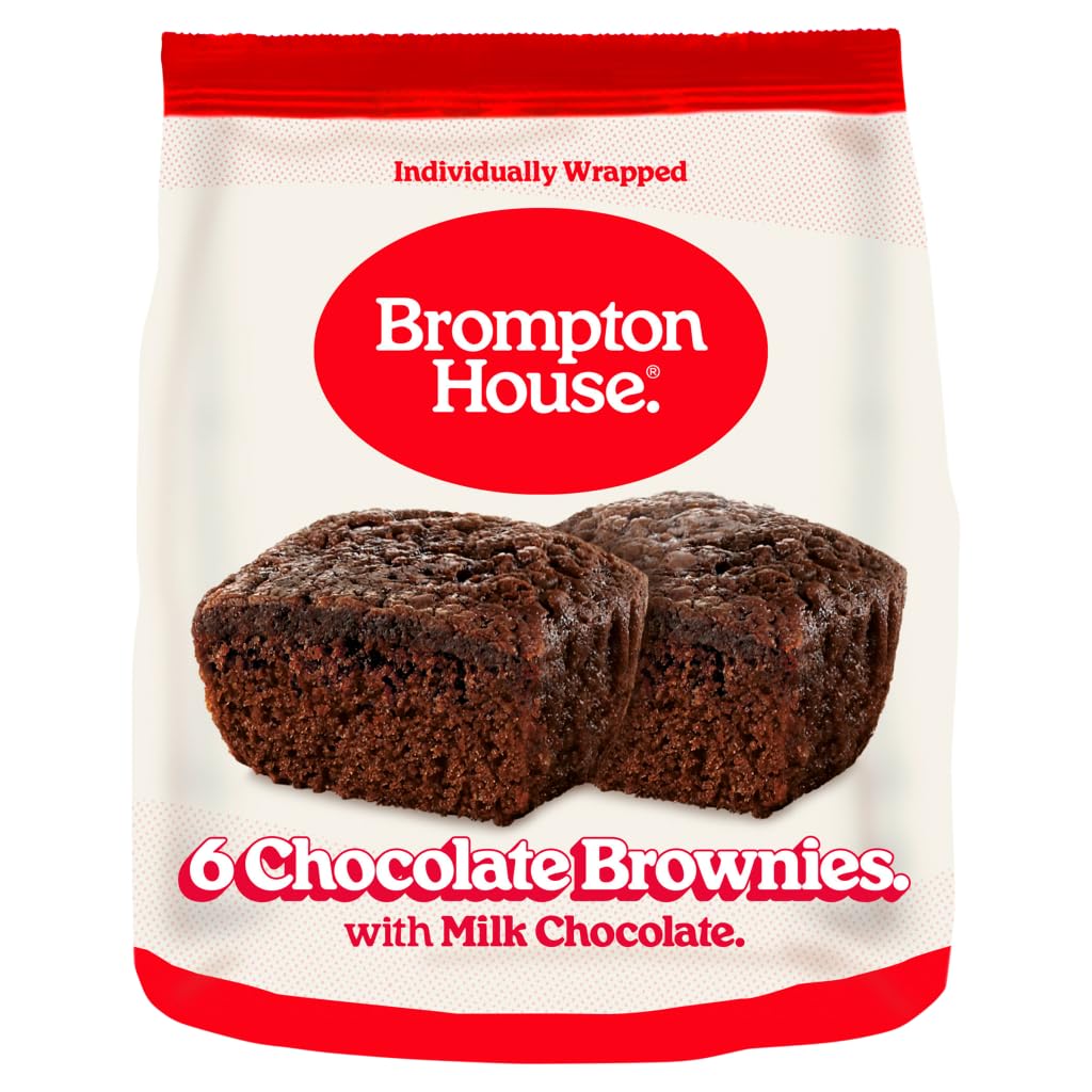 Brompton House Chocolate Brownies 6 x 25g (150g)