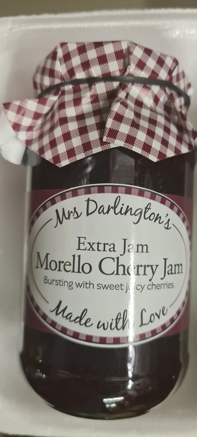 Mrs Darlington's Extra Jam Morello Cherry Jam Gluten Free approx 340g