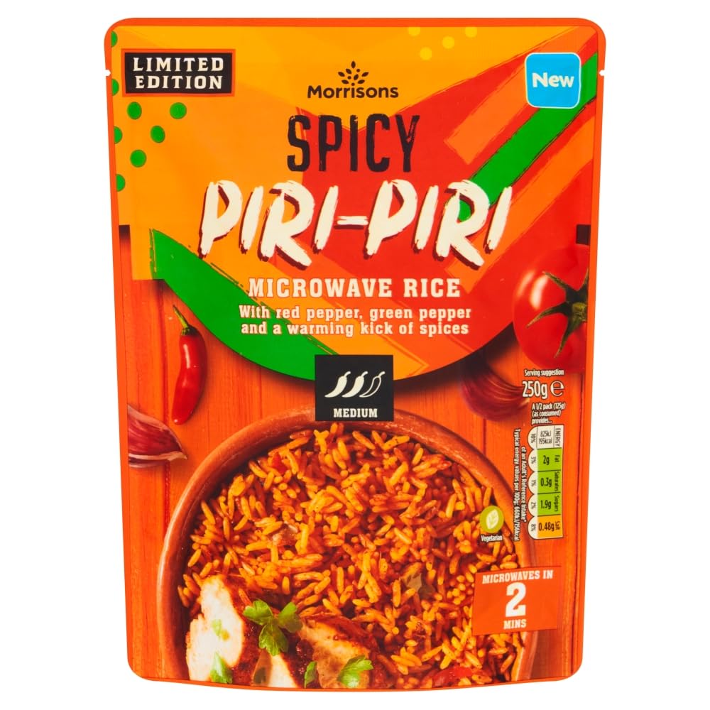 Morrisons Piri-Piri Rice, 250g