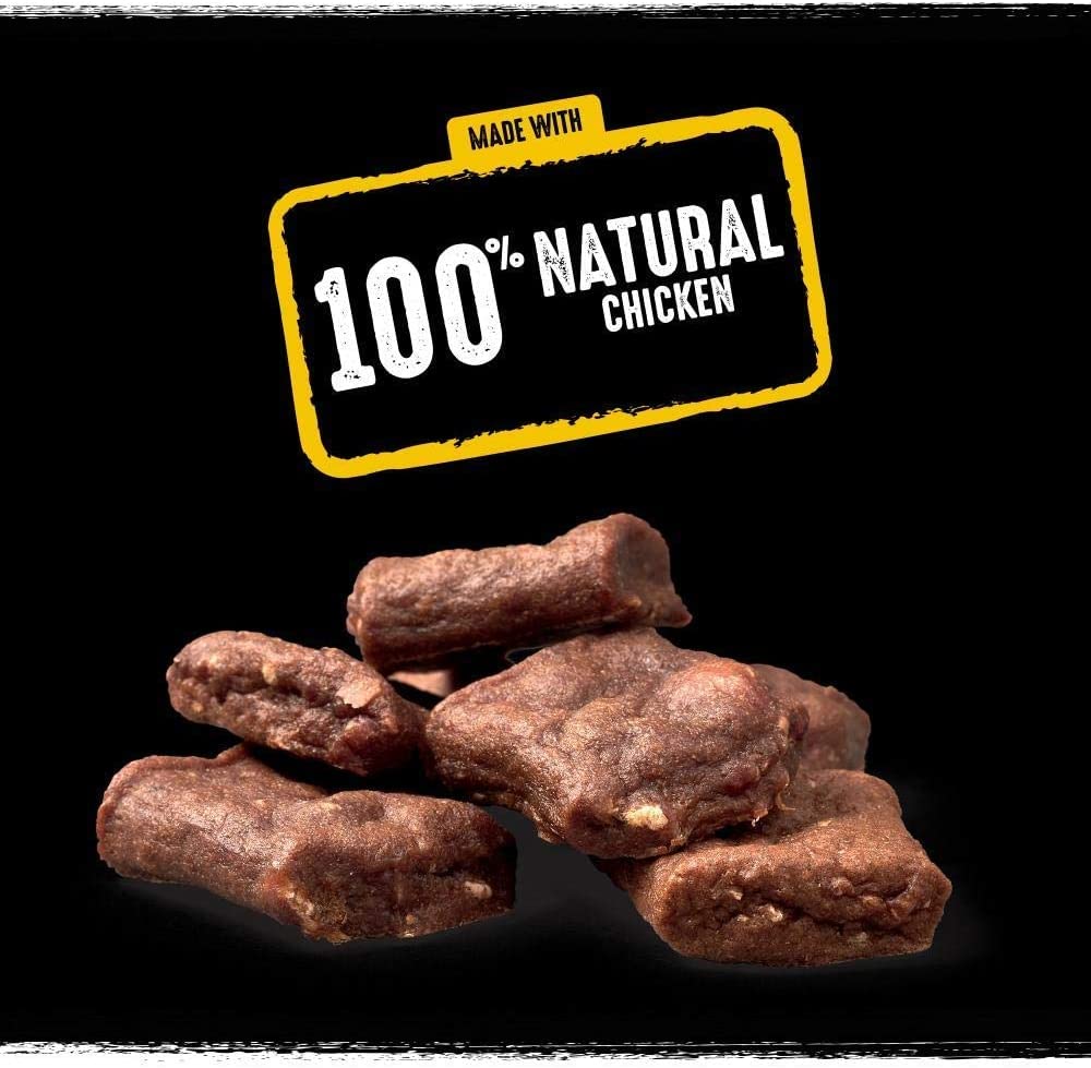 Crave Protein Chunks 6 x 55 g Snacks, Dog Treats Chicken with high Protein, Grain-free