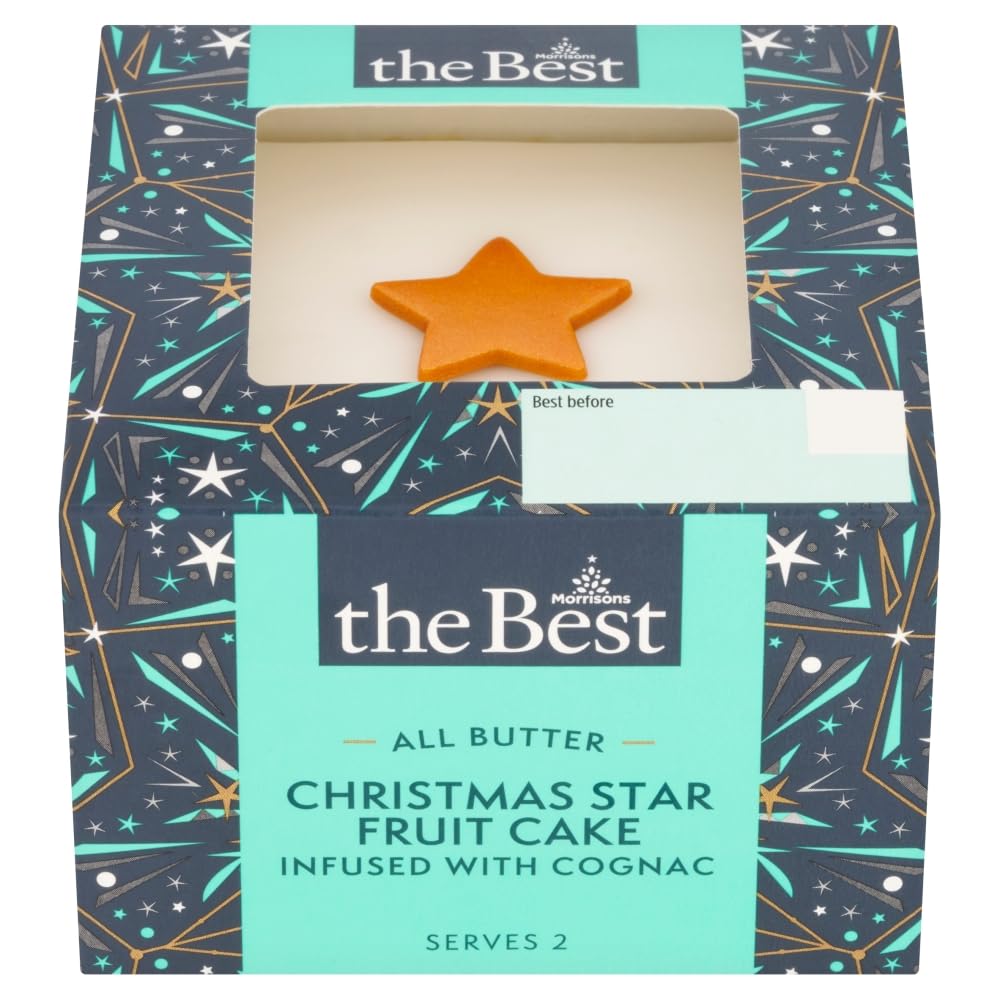 Morrisons The Best Christmas Star Fruit Cake