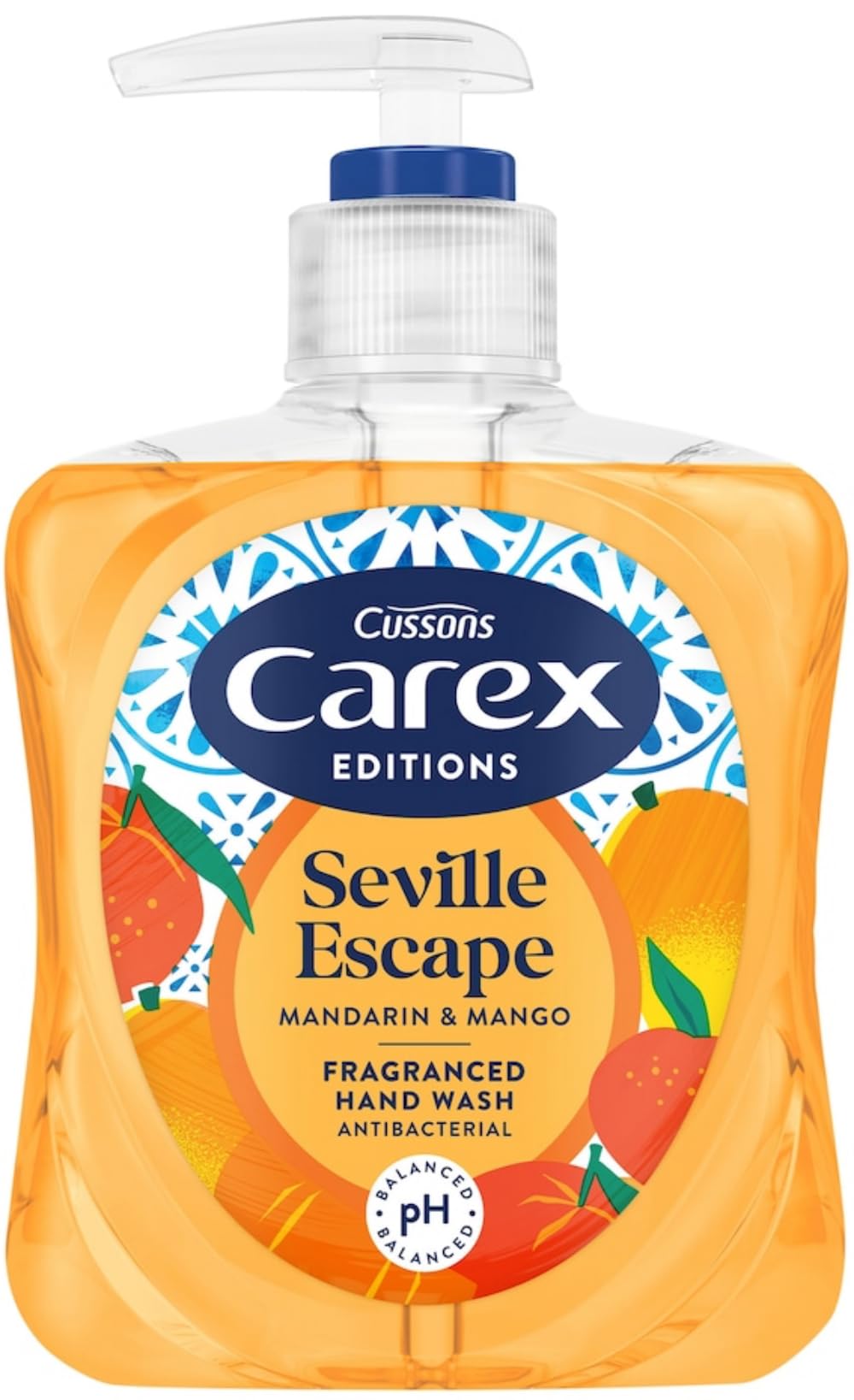 Carex Editions Handwash 3 x 250 ml Cussons Fragranced Liquid Hand Wash Kills Bacteria Seville Escape, Sunlit Spring, Rose Garden With Exclusive Beauty Tips Sheet.
