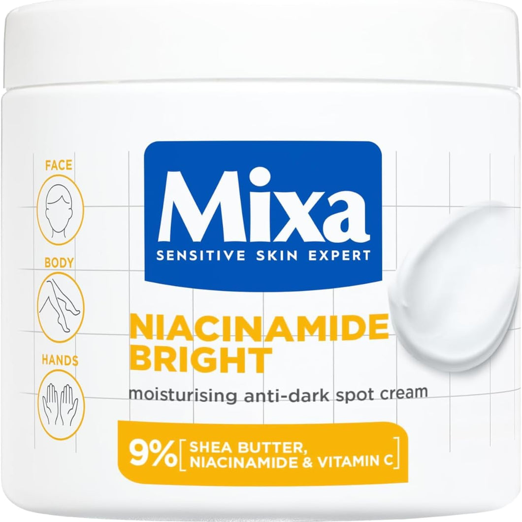 Mixa Body Cream Niacinamide Bright Moisturizing Anti-Dark Spot 400ml
