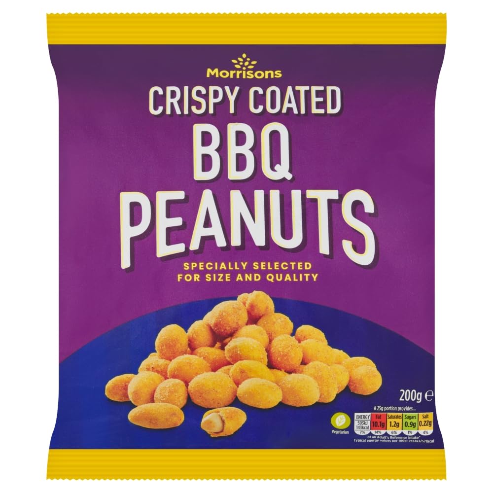 Crispy Coated BBQ Peanuts 200g
