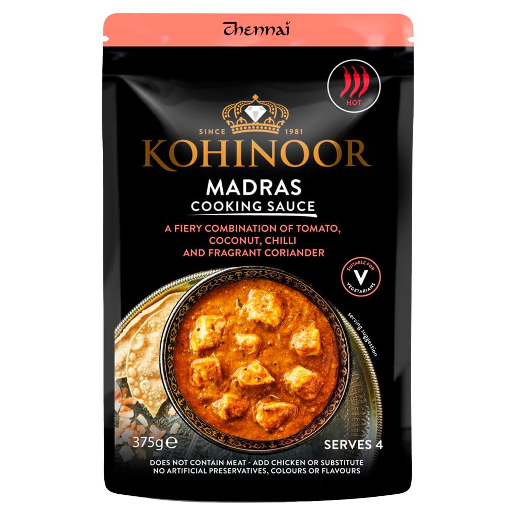 Kohinoor Madras Cooking Sauce 375g