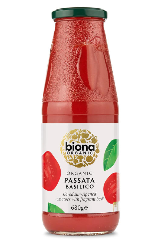 Biona Organic Passata with Basil 700g