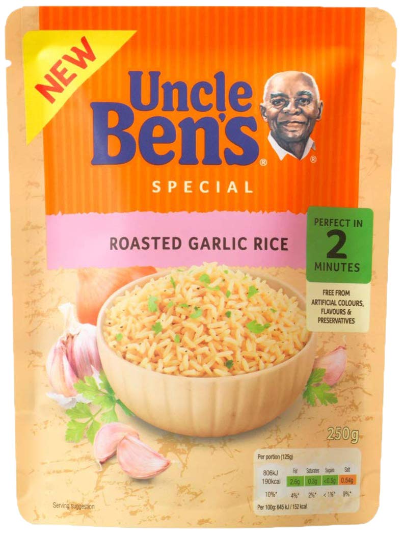 UNCLE BEN'S Special Microwave Rice Roasted Garlic, 250 g
