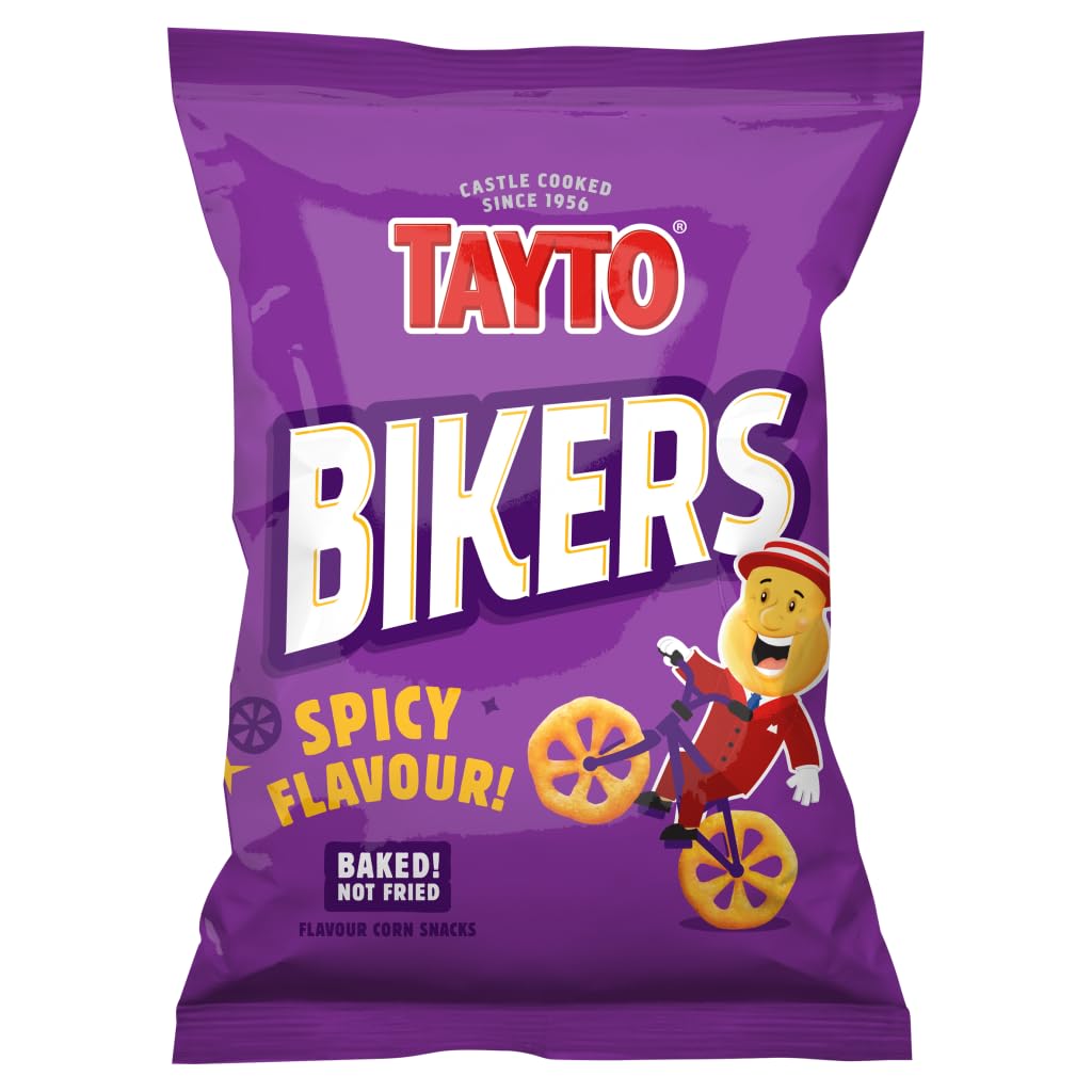 Tayto Bikers Spicy Flavour Corn Snacks, 30g