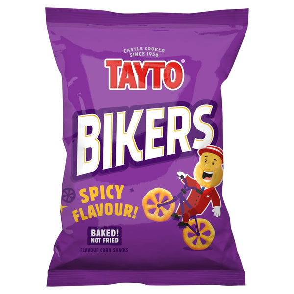Tayto Bikers Spicy Flavour Corn Snacks, 30g