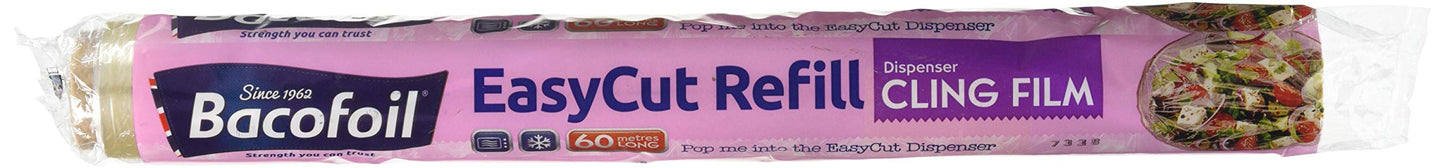Bacofoil Easycut Cling Film Refill, 30cmx60m