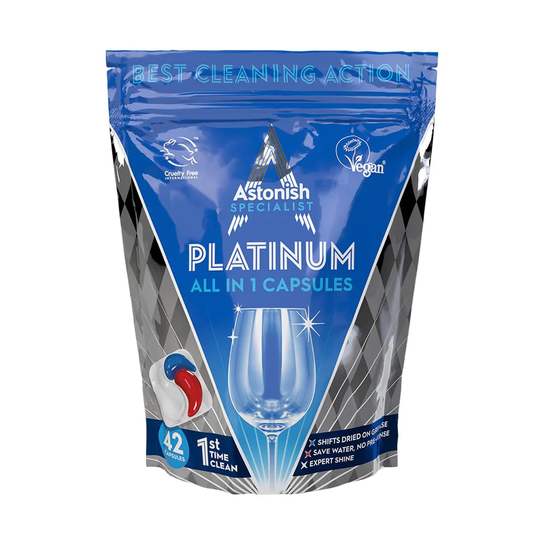 Astonish Platinum Dishwasher 42 Tablets