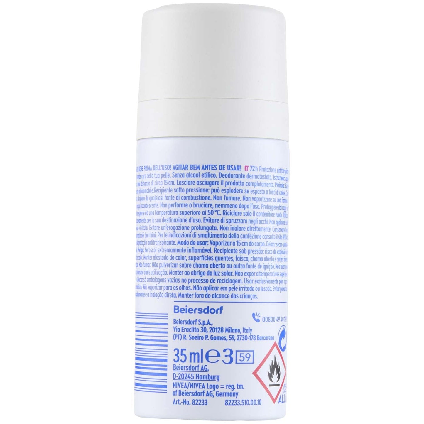 Nivea Deo Spray Black & White 35 ml