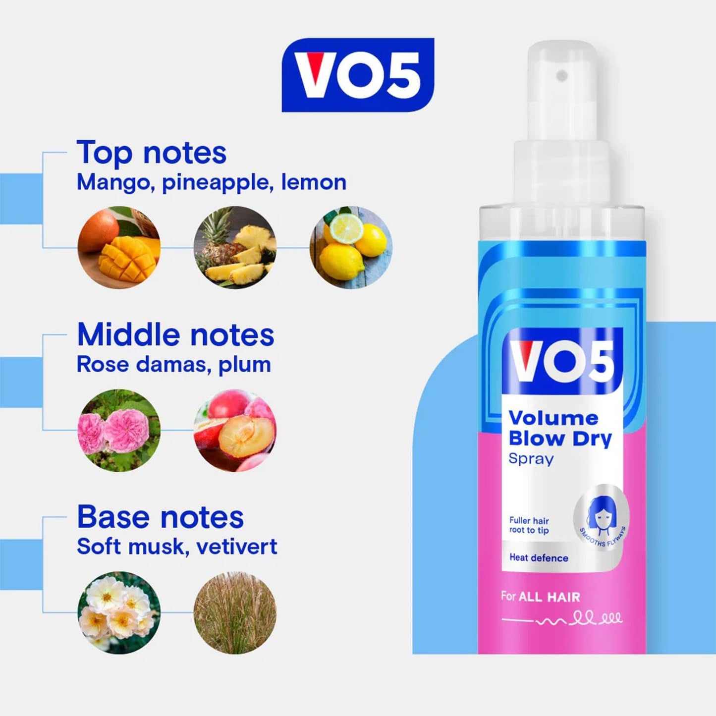 VO5 Volume Blow-Dry Spray, 200ml