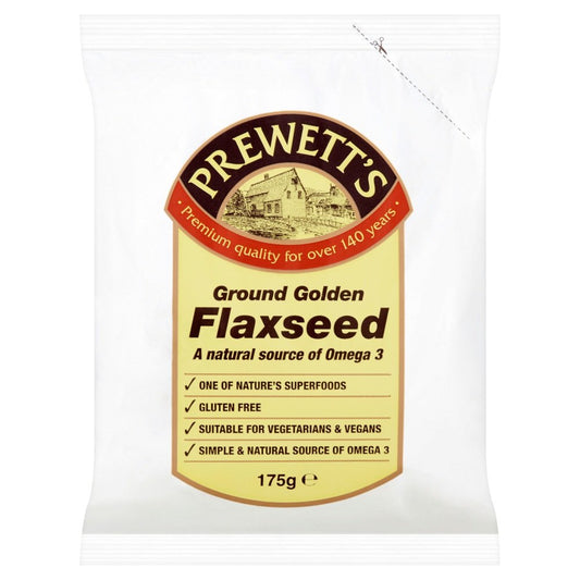 Prewetts Ground Golden Flaxseed 175g