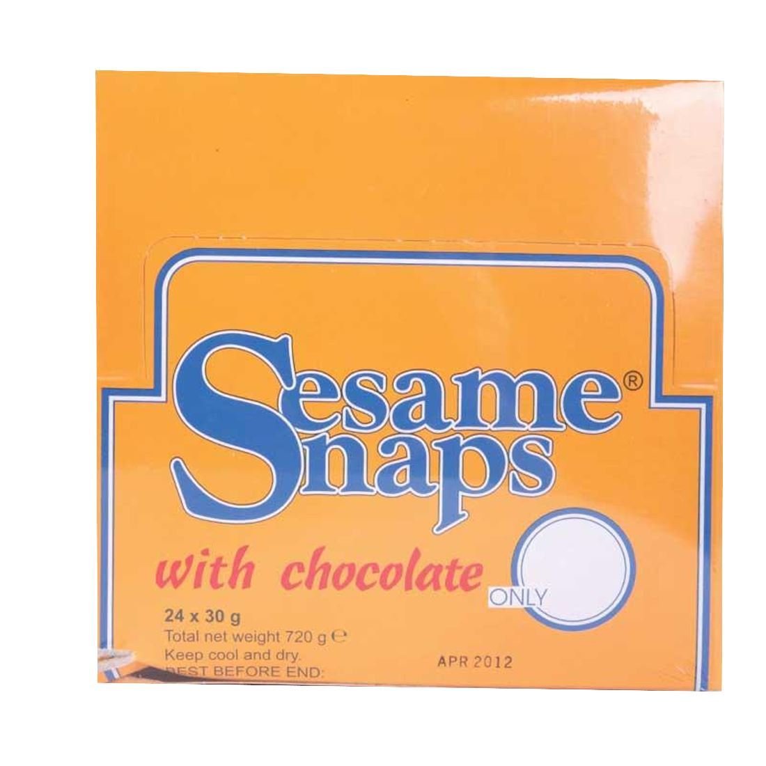 Sesame Snaps | Sesame Snaps Chocolate Coated | 17 x 30g