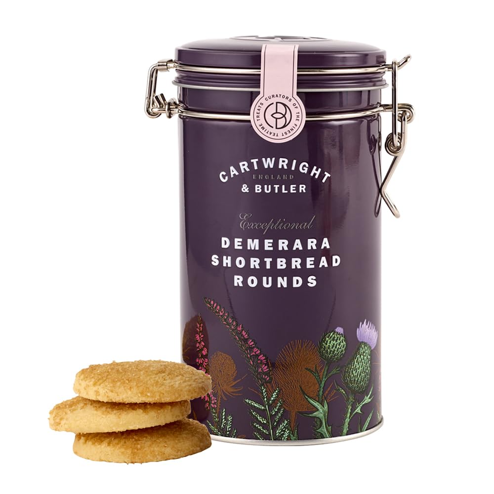 Cartwright & Butler Demerara Shortbread Biscuits Tin 200g