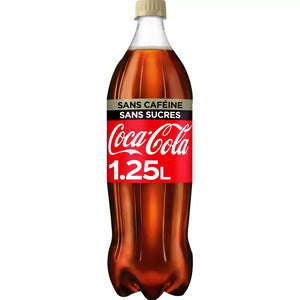 Coca Cola Zero Without Caffeine 1.25L