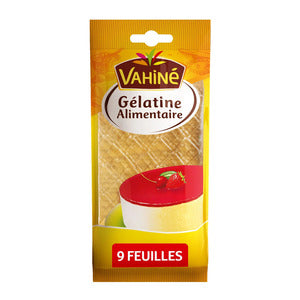 Vahine Food Grade Gelatin Sheets x9