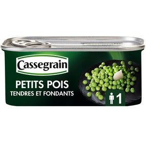 Cassegrain Petits Pois Selection Tendres et Fondants Petit Format (130g Net) 200g