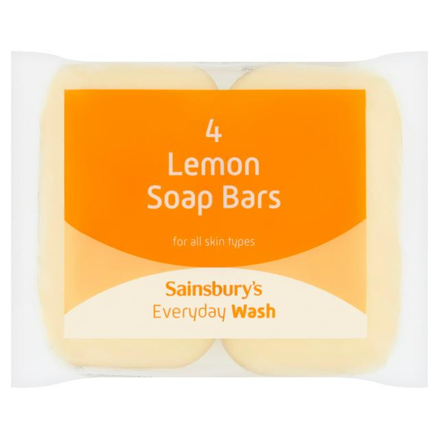 Sainsbury's The Collection Lemon Soap Bars 4x125g
