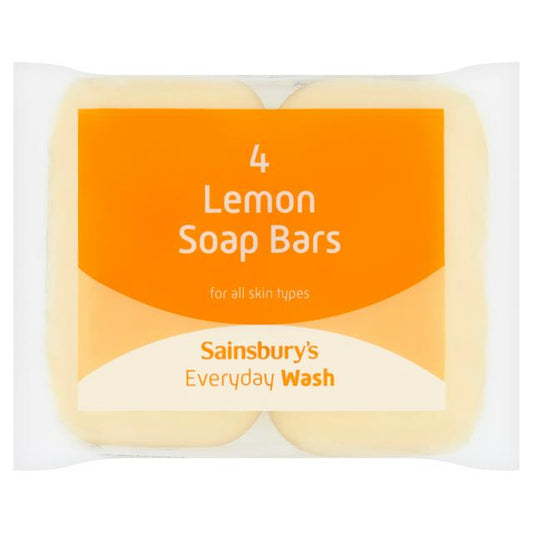 Sainsbury's The Collection Lemon Soap Bars 4x125g