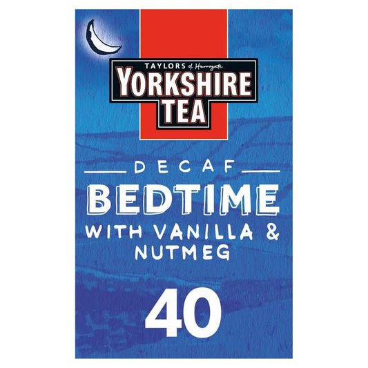 Taylors Of Harrogate Yorkshire Tea Decaf Bedtime Brew - 40 Teabags 100G