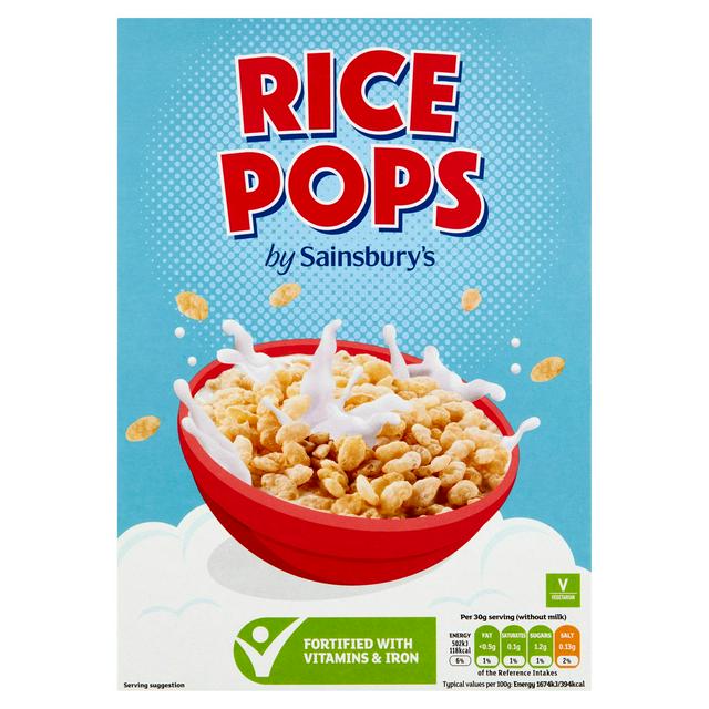 Sainsbury's Rice Pops 375g โ London Food Hall