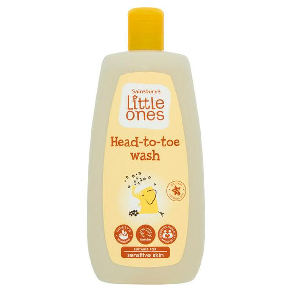 Sainsbury's Little Ones Head To Toe Wash, 500ml