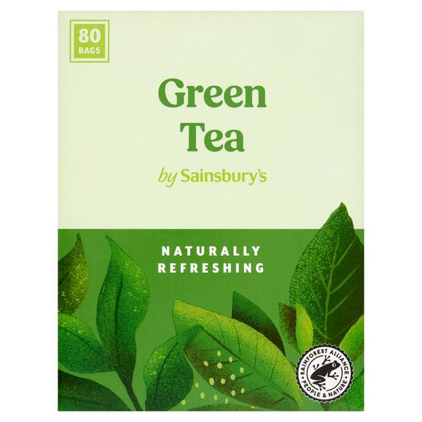 Sainsbury's 80 Green Tea Bags, 152g