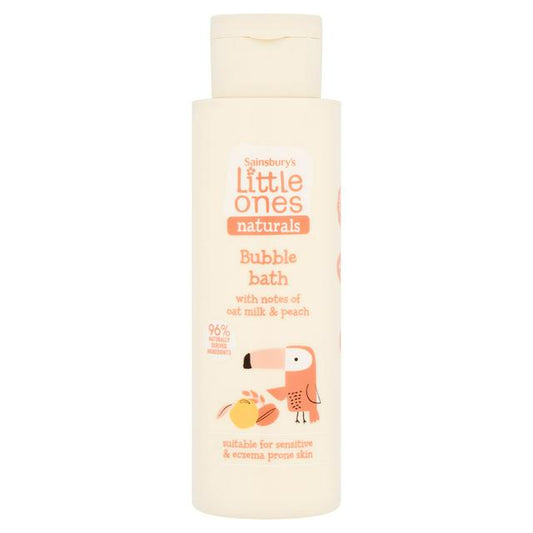 Sainsbury's Little Ones Naturals Bubble Bath with Notes of Oat Milk & Peach 250ml
