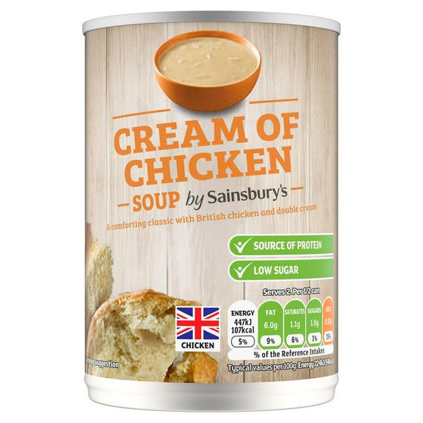Sainsbury's Cream Of Chicken Soup, 400g