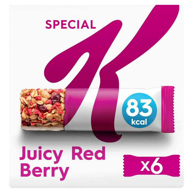 Special K Juicy Red Berry Bars, 6 x 21.5g