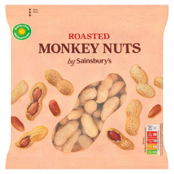 Sainsbury's Roasted Monkey Nuts in Shells, 300g
