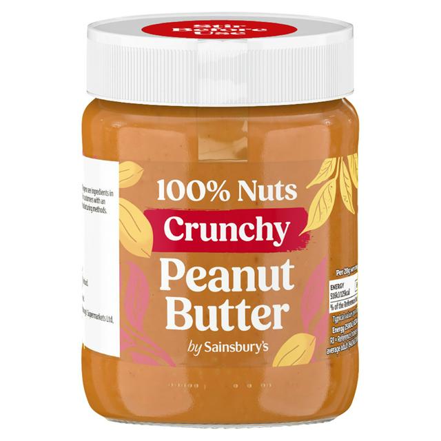 Sainsbury's Crunchy Peanut Butter, 340g