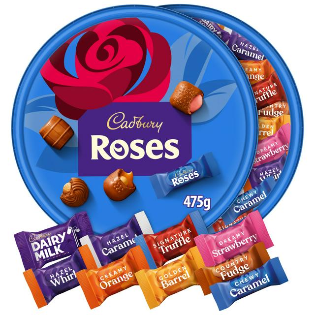 Cadbury Roses 475g Chocolate Assortment Tub