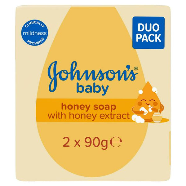 Johnson's Baby Honey Soap 2 x 90g