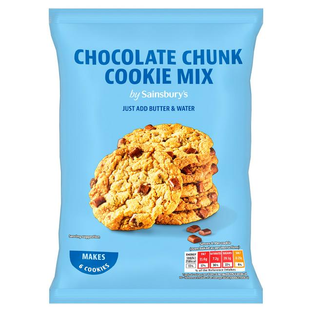 Sainsbury's Choc Chunk Cookie Mix, 285g