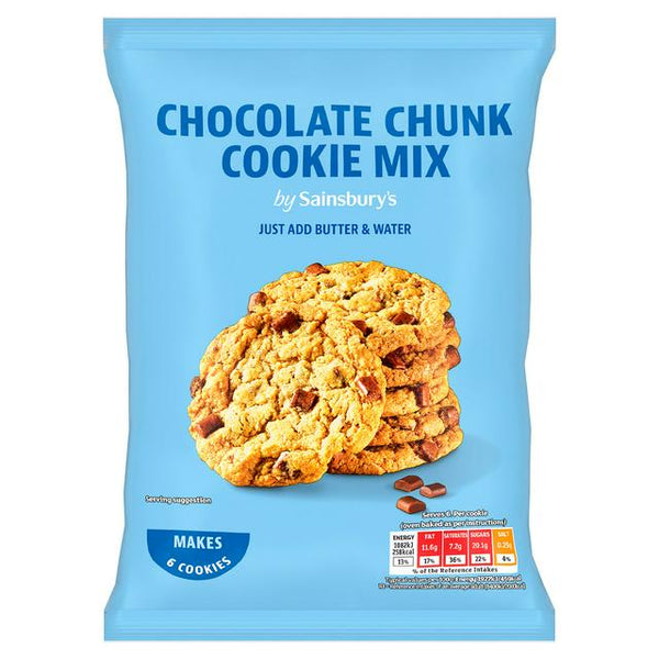 Sainsbury's Choc Chunk Cookie Mix, 285g