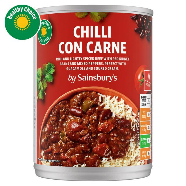Sainsbury's Tinned Chilli Con Carne 392g