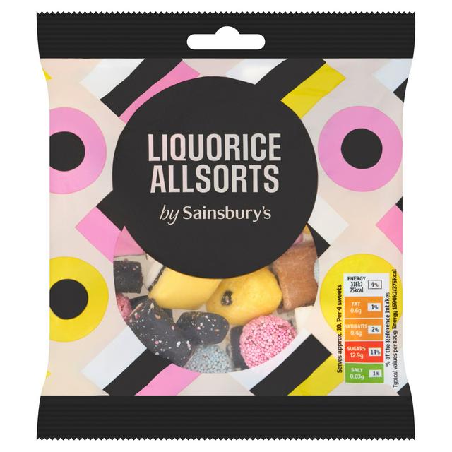 Sainsbury's Liquorice Allsorts, 200g