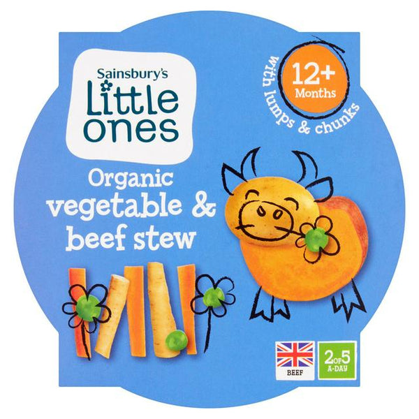 Sainsbury's Little Ones Organic Vegetable & Beef Stew, 200g