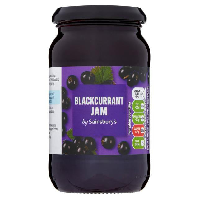 Sainsbury's Blackcurrant Jam, 454g