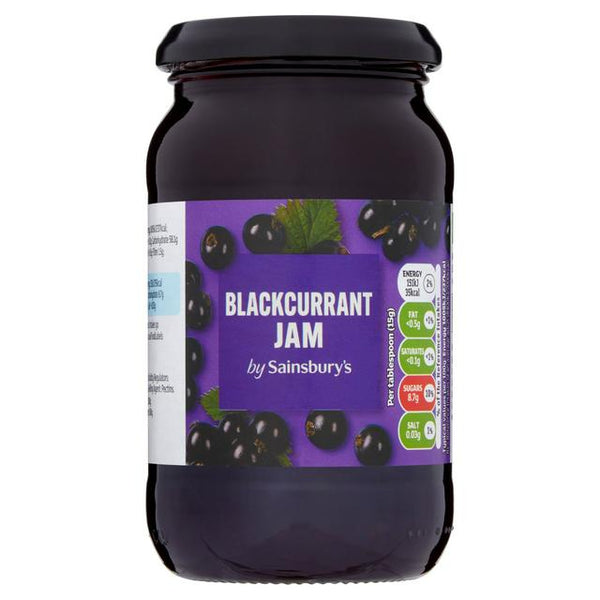 Sainsbury's Blackcurrant Jam, 454g