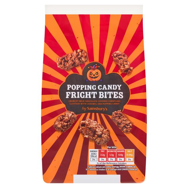 Sainsbury's  Popping Candy Fright Bites Sweets 110g