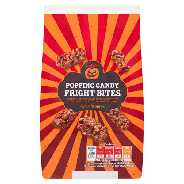 Sainsbury's  Popping Candy Fright Bites Sweets 110g