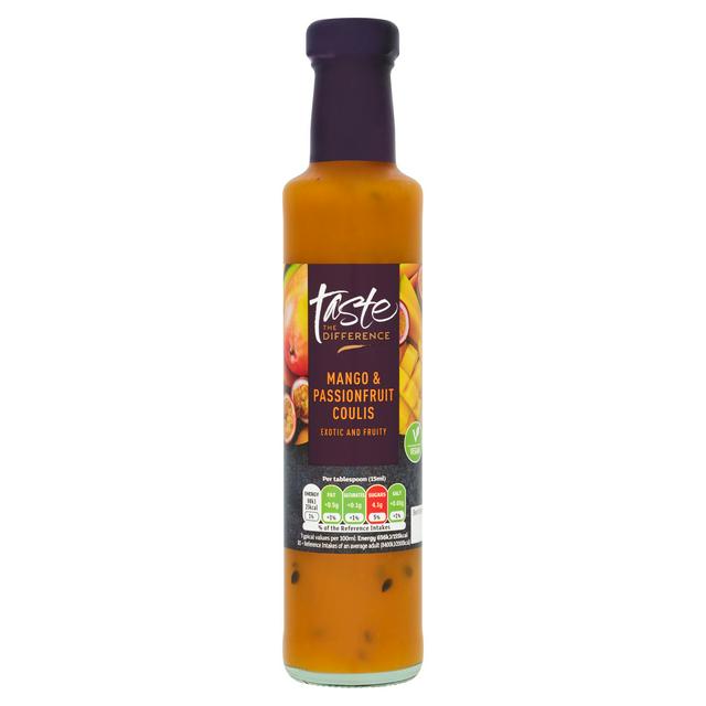 Sainsbury's Taste the Difference Mango & Passionfruit Coulis, 250g