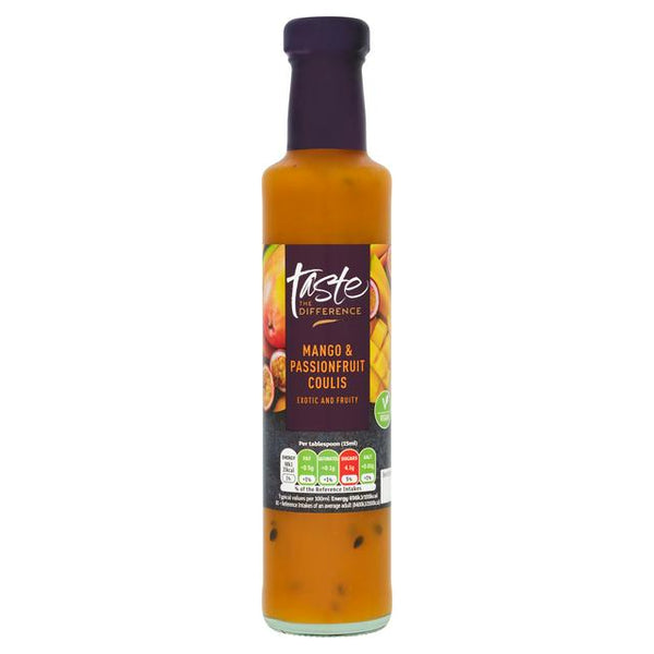 Sainsbury's Taste the Difference Mango & Passionfruit Coulis, 250g