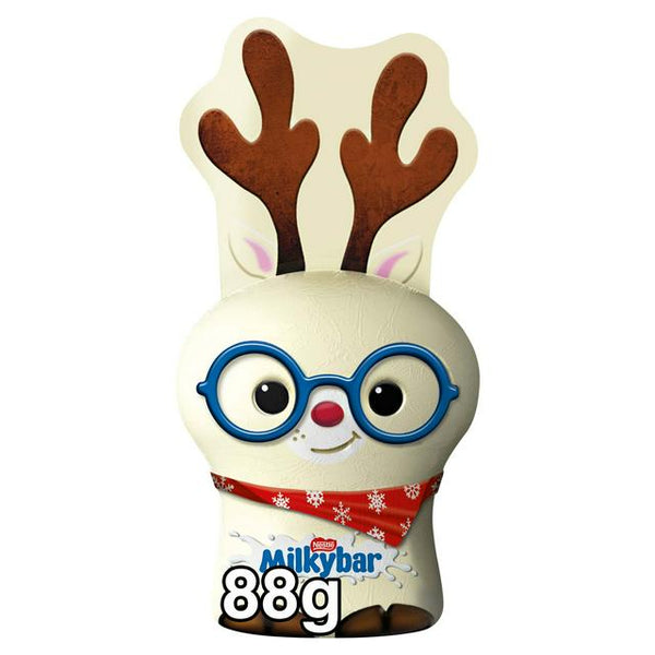 Milkybar 88g Reindeer White Chocolate Christmas Figure