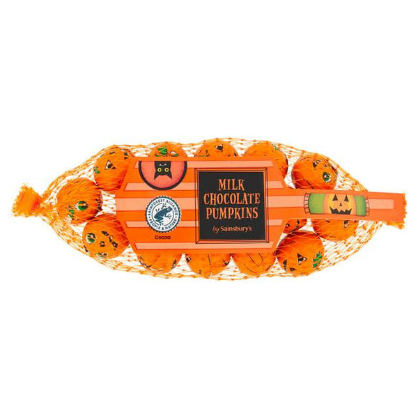 Sainsbury's  Milk Chocolate Pumpkins Chocolate Bag 75g