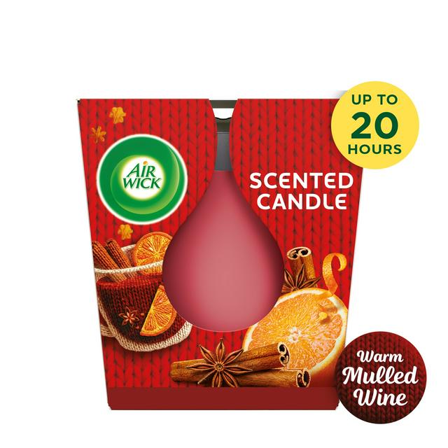 Air Wick Warm Mulled Wine Candle, Limited Edition 105g